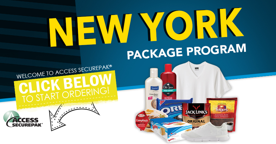Access Securepak - New York DOC Family Package Program - Welcome