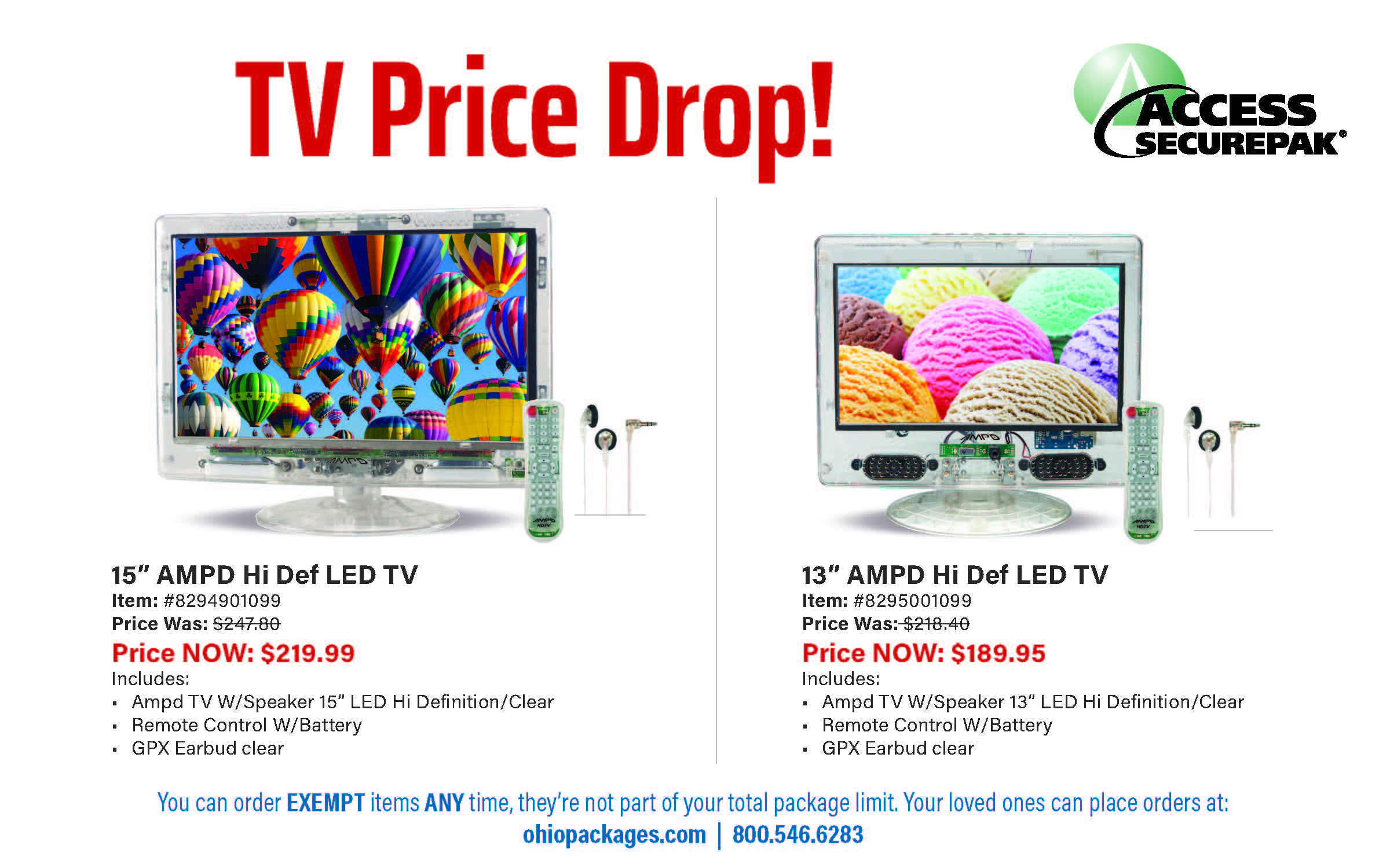 Access Securepak Ohio DRC Food Package Program